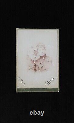 Empress of Russia Alexandra Feodorovna Signed Cabinet Card CDV Photo Alix Hesse