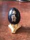Faberge Antique Imperial Russian Silver Gilded 84 Easter Egg