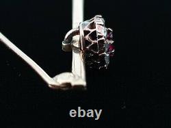 Faberge Brooch Pin Imperial Russian 14K Gold 56 Burma Ruby Mine Diamond Jewelry