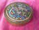 Gorgeous Pavel Ovchinnikov Imperial Russian Enamel Sterling Silver Box Marked 88