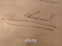 Imperial Antique Russian Document Signed By Tsar Nicholas II Romanov+from USA