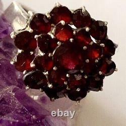 Imperial Antique Sterling Silver 84 Bohemian Garnet Pyrope Ring