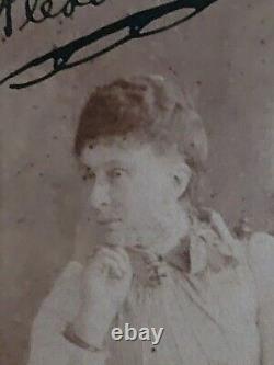 Imperial Russia Princess Alexandra Signed Royalty Cabinet Card CDV Photo Romanov