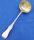 Imperial Russian 84 Silver Hallmarked Partial Gilt Punch Ladle C. 1867 6.9 Ozt