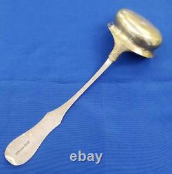 Imperial Russian 84 Silver Hallmarked Partial Gilt Punch Ladle c. 1867 6.9 ozt