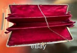 Imperial Russian 84 Silver Purse Case With 14k Gold Application Circa 1899-1908