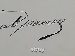 Imperial Russian Army Baron General Pyotr Nikolayevich Wrangel Signed Document