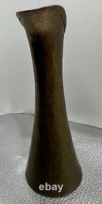 Imperial Russian Brass Hammered Ewer 6 Moscow Brass Factory Antique MCM gift