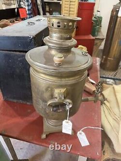 Imperial Russian Brass Samovar 1850 Coffee Urn Antique