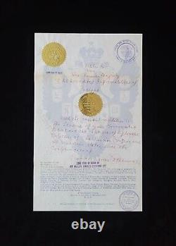 Imperial Russian Empress Catherine III Romanov Russia Signed Document Royalty RU