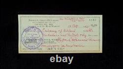 Imperial Russian Empress Catherine III Romanov Signed Bank Check Russia Royalty