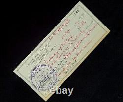 Imperial Russian Empress Catherine III Romanov Signed Bank Check Russia Royalty