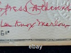 Imperial Russian Empress Catherine III Romanov Signed Bank Check Russia Royalty