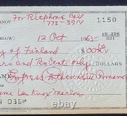 Imperial Russian Empress Catherine III Romanov Signed Bank Check Russia Royalty