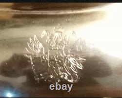 Imperial Russian FABERGE 88 Purity Gilded Gravy Bowl Tsarskoe Selo, Hallmarked