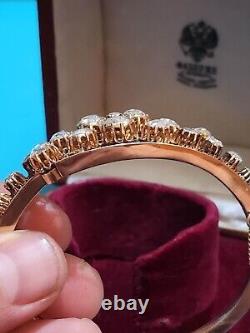 Imperial Russian FABERGE Gold & Diamonds Bracelet