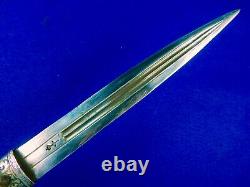 Imperial Russian Russia Antique WW1 Kindjal Fighting Knife Dagger with Scabbard