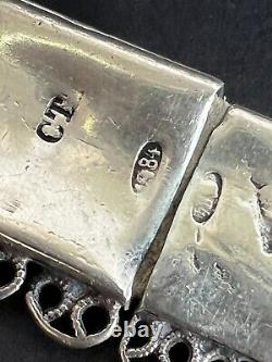 Imperial Russian Silver 84, Female Belt, Hallmarked CT, 376,67 gr / 13.286 oz