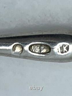 Imperial Russian Silver Gustav Klingert 5 Matching Forks