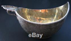 Imperial Russian Silver Massive Bowl Kovsh Ovchinnikov From Auction House