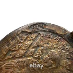 Jewelry Pendant Silver 84 Saint Barbara Marked Antique Imperial Christian