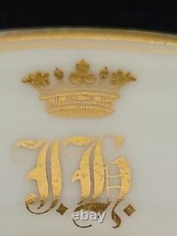 Kornilov Imperial Porcelain Royal Serves Salad Plate Grand Duke Russian Royalty