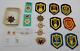 Lot Of 20 Vtg Antique Russian Imperial Crest Era Enamel Pin Brooch Patches Badge