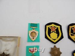 Lot of 20 Vtg Antique Russian Imperial Crest Era Enamel Pin Brooch Patches Badge