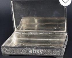 MAGNIFICENT ANTIQUE RUSSIAN SILVER BOX 84 FOR EASTERN Market IMPERIAL