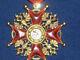 Military St Stanislav Order Badge Antique Russian Imperial Cross Russia Gold 56