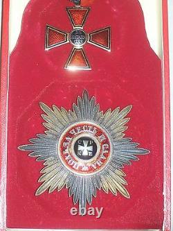 Military St Vladimir Order Star Silver 84 Antique Russian Imperial Cross Gold 56