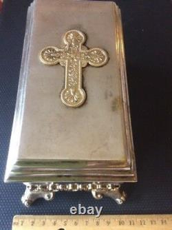 Mitropolit Russian Imperial Silver 84 Religious Cardinal Old Box Antique Russia
