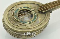 ONE OF A KIND Imperial Russian award Moser watch&silvered/Malachite Mandolin box
