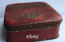 Old Antique Double Headed Eagle GEORDES BORMAN Emblem Imperial Russian Candy Box