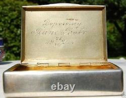 Old Genuine Grachev Silver 84 Cigarette Case Russian Imperial Antique Box Russia