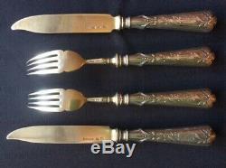 Old Original Set Of 4 Silver 84 Antique Russia Imperial Vintage Russian Empire