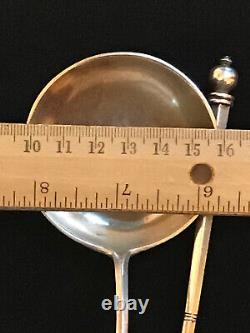 Original Large One Berry Caviar Spoon Silver 84 Russian Imperial Antiques Russia