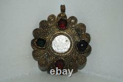 Original Old Rare Antique Imperial Russian Bronze Silver Jewelry Dukach 1900's