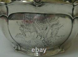 Ornamental Flowerpot 84 Silver Imperial Russian 1878
