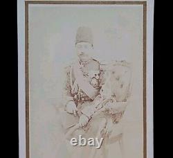 Qajar Prince Ali Khan Signed Cabinet Card CDV Photo Carte Visite Consul General