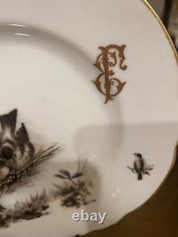 RARE 1884-1917 Antique RUSSIAN Imperial PORCELAIN Plate And SAUCER Kornilov