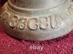 RARE ANTIQUE dated 1837! BELL w HANDLE IMPERIAL RUSSIA RUSSIAN RINGS NICE