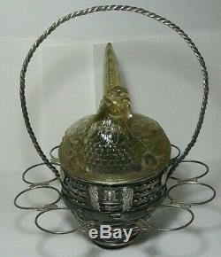RARE Vase for Eggs and Easter Enamel Silver 84 Imperial Russian Moscow 1873