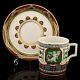 Russian Imperial Lomonosov Porcelain Cup And Saucer Antique Lfz Gold New Rare