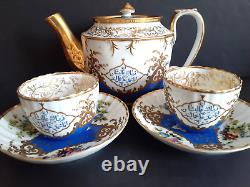 Rare 19th C. Imperial Russian Gardner Tea Set With An Islamic Inscriptions