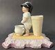 Rare Antique Imperial Russian Gardner Porcelain Peeing Boy Pencil Holder