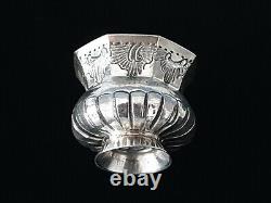 Rare Antique Imperial Russian Silver Catherine II Great Charka Chased Cup Moscow