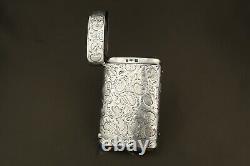 Rare Antique Imperial Russian Silver Cigars Case St. Petersburg 1846
