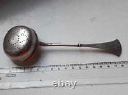 Rare Antique Imperial Russian Sterling Silver 84 Scoop Bucket Spoon Marked 56 gr
