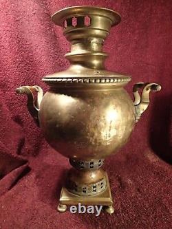 Rare Antique Signed Brothers Puchkov Tula Samovar Imperial Russia Russian